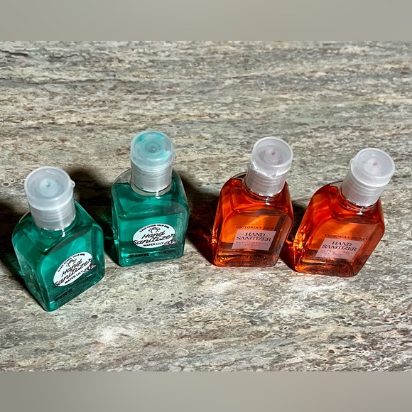 Bundle of PINK Victoria’s Secret Water lily & Passionfruit Amber hand sanitizers - Picture 1 of 5